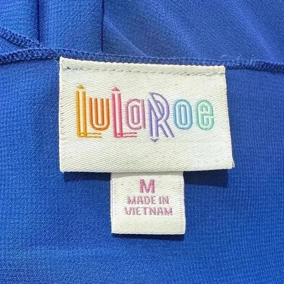 LULAROE Royal Blue Shirley Kimono Size Medium - Picture 5 of 5